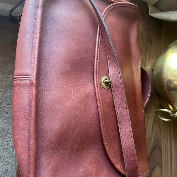 Vintage COACH Cognac “Lexington” Leather Briefcase Unisex Excellent Condition - Picture 7 of 16